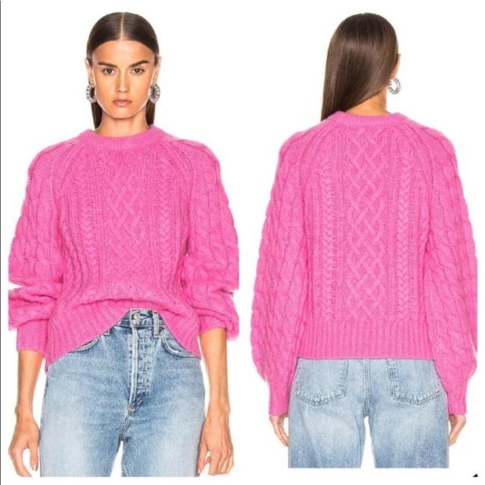 A.L.C. Mick Cable Knit Sweater
